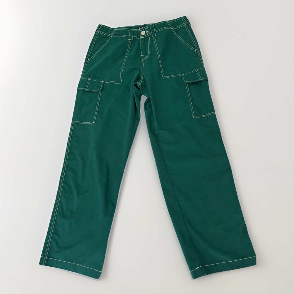 True Religion Cargo Pants Mens 31x31 Forest Green Military Utility Street Style